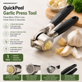 metaventrahub™ QuickPeel Garlic Press Tool